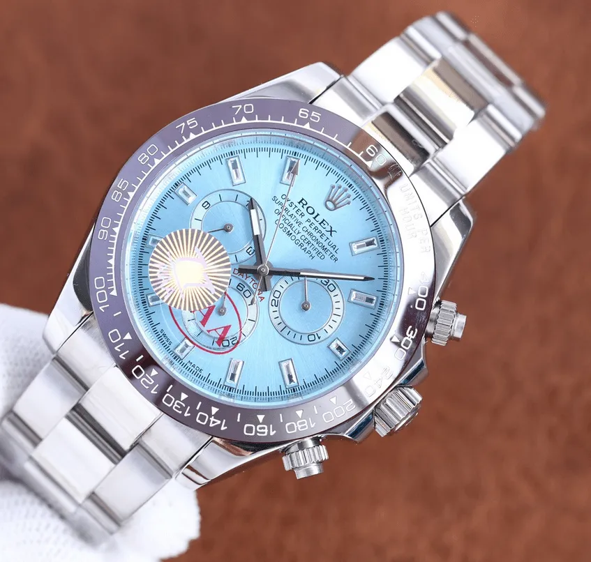 rolex daytona niebieska tarcza replika