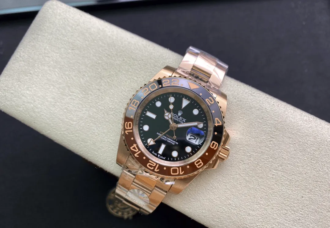 podróbka rolex gmt master miedziany